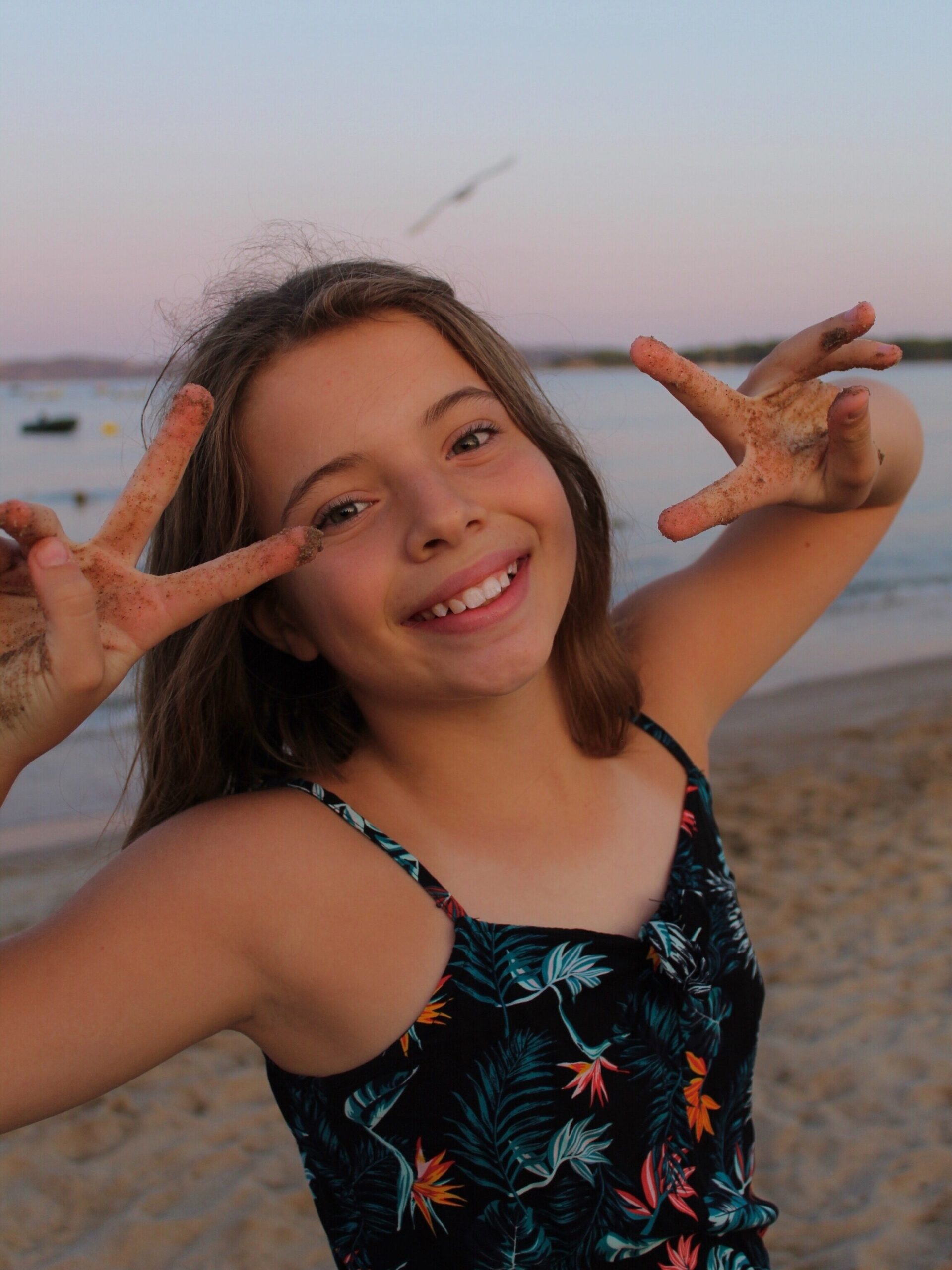 Photographie fille plage