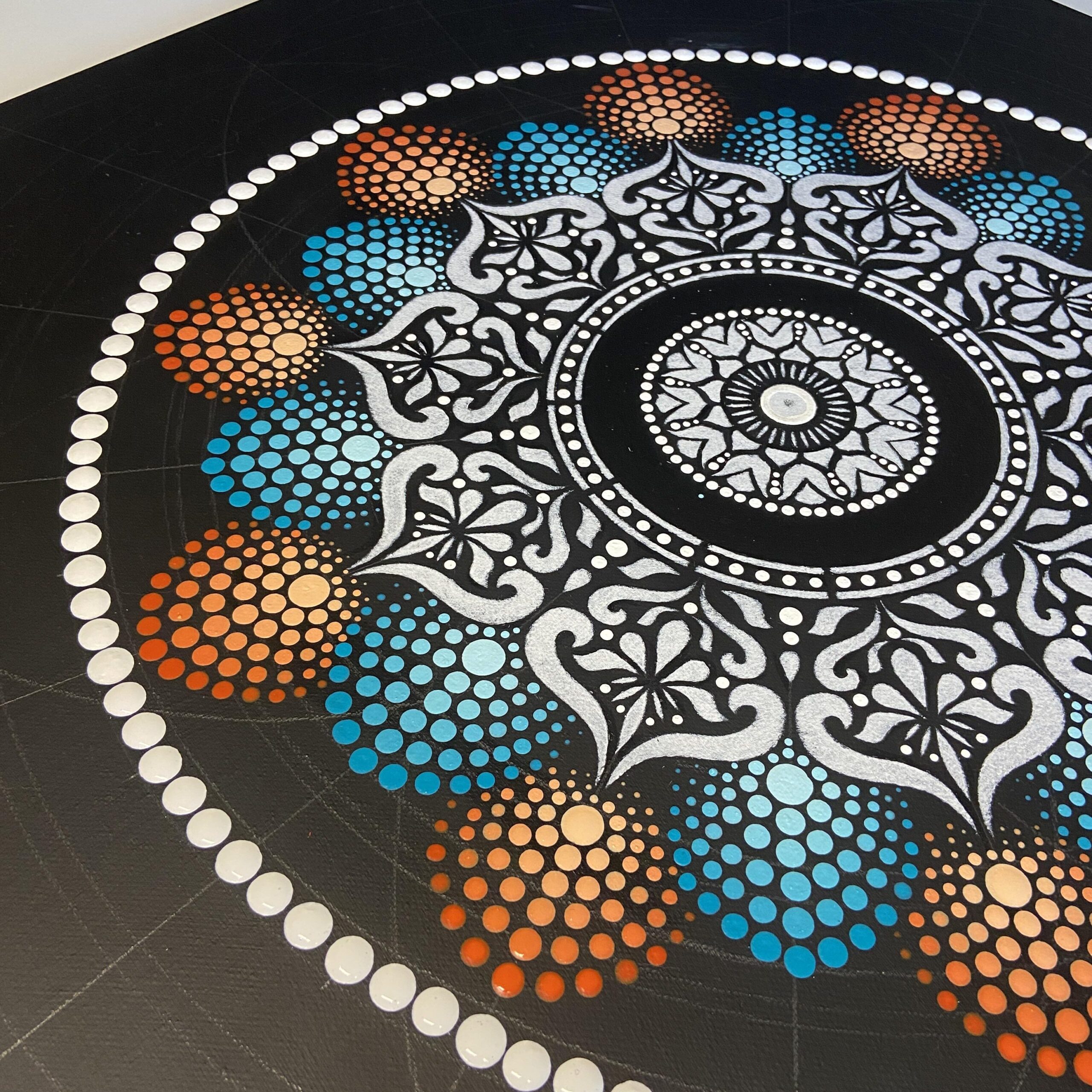 Peinture mandala dot